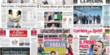 Le prime pagine dei quotidiani di oggi 14 ottobre: la rassegna stampa