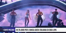 Dua Lipa a Milano, agli I-Days in 70mila celebrano la popstar
