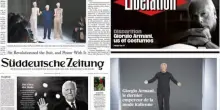 Giorgio Armani, l’addio nelle prime pagine di tutto il mondo. FOTO