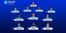 Napoli-Girona, la probabile degli azzurri: Lukaku dal 1'
