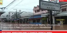 Thailandia, inondazioni dopo la tempesta tropicale Wipha