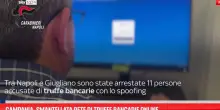 Campania, smantellata rete di truffe bancarie online