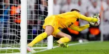 Vicario, la parata strepitosa vale l'Europa League
