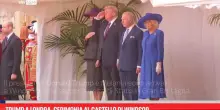 Trump a Londra, cerimonia al Castello di Windsor