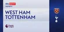 West-Ham-Tottenham 0-3: gol e highlights
