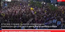 Tel Aviv, cittadini in protesta chiedono stop guerra a Gaza