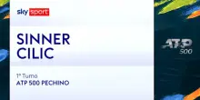 Sinner-Cilic: highlights Atp Pechino
