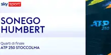 Sonego-Humbert: highlights Atp Stoccolma
