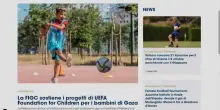 La Figc sostiene i progetti Uefa Foundation Children a Gaza