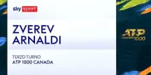 Arnaldi-Zverev: highlights Atp Toronto