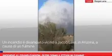 Incendio al Grand Canyon, oltre 20mila ettari in fiamme