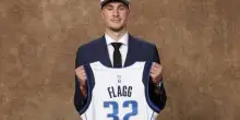 L'emozione di Copper Flagg dopo la chiamata al Draft