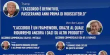 Dazi Trump, accordo Usa Ue sulle tariffe: i punti in sospeso