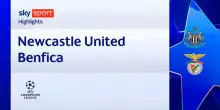 Newcastle-Benfica 3-0: gol e highlights Champions