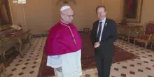 Papa Leone XIV incontra presidente israeliano Isaac Herzog