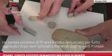 Pompei, turista scozzese denunciato per furto di reperti