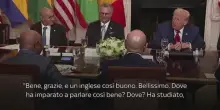 Trump, gaffe con presidente della Liberia: 'Parli benissimo inglese'