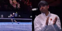 Magia di Sinner: il passante spiazza Alcaraz. VIDEO