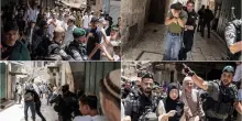 Gerusalemme, israeliani aggrediscono musulmani in Città Vecchia