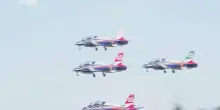 Balloon Cup, show delle Frecce Tricolori a Piacenza