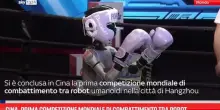 Cina, la prima competizione di combattimento tra robot