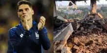 Guerra in Ucraina, Sudakov mostra la sua casa distrutta dai bombardamenti. FOTO