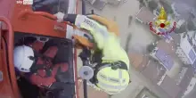 Maltempo Brianza, madre e figlia salvate dai pompieri a Meda