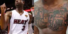 Il nuovo tatuaggio di Dwyane Wade. FOTO