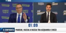 Il confronto Marche, faccia a faccia tra Acquaroli e Ricci su sanità