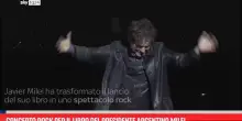 Concerto rock per il libro del presidente argentino Milei