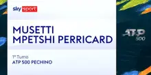 Musetti-Mpetshi Perricard: highlights Atp Pechino
