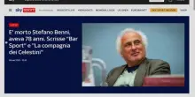 E' morto Stefano Benni, scisse 'Bar Sport'