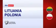 Lituania-Polonia 0-2: gol e highlights