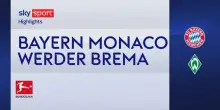 Bayern Monaco-Werder Brema 4-0: gol e highlights