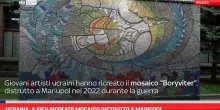 Ucraina, a Kiev ricreato mosaico distrutto a Mariupol