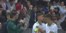 Nizza-Roma, Pellegrini entra e Mancini gli cede la fascia