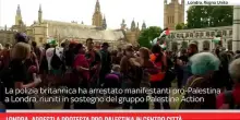 Londra, arresti a protesta pro-Palestina in centro città