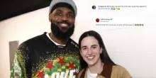 LeBron carica Caitlin Clark con lo stesso messaggio per Doncic