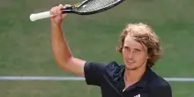 Zverev non sbaglia: al 2° turno sfida a Sonego