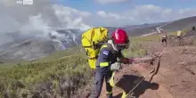 Incendi Spagna, l'aiuto dei vigili del fuoco dalla Francia