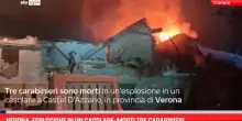 Verona, esplosione in un casolare: morti tre carabinieri