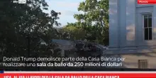 Usa, al via i lavori per la sala da ballo della Casa Bianca