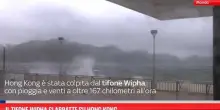 Il tifone Wipha si abbatte su Hong Kong