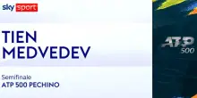 Tien-Medvedev: highlights Atp Pechino