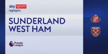 Sunderland-West Ham 3-0: gol e highlights