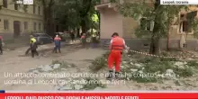 Leopoli, raid russo con droni e missili: morti e feriti
