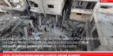 Gaza, attacchi israeliani nella notte: decine di morti