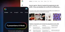 Google porta in Italia l'AI Mode, si 'parla' col motore ricerca