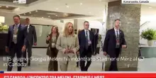 G7 Canada: l'incontro tra Meloni, Starmer e Merz