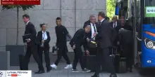 L'arrivo dell'Inter a Monaco per la finale di Champions con il Psg. VIDEO